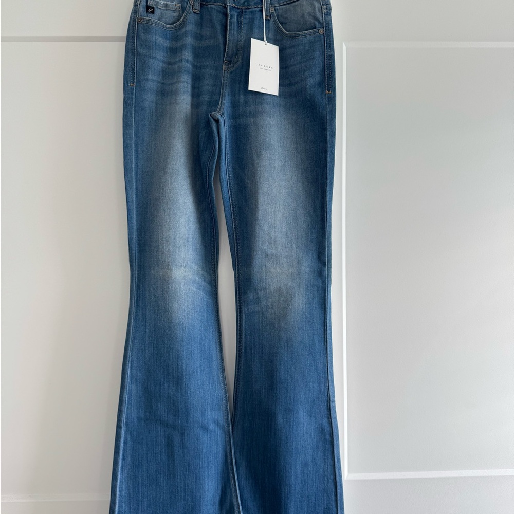 Kancan Blue Flared Women Jeans